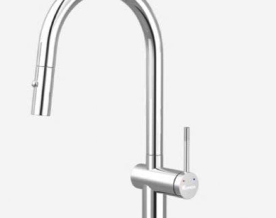 Vòi rửa bát dây rút KONOX Comfor Chrome