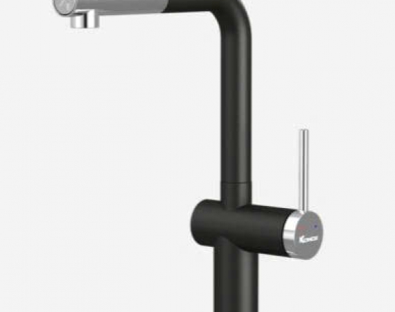 Vòi rửa bát dây rút Konox Stream Smart Black