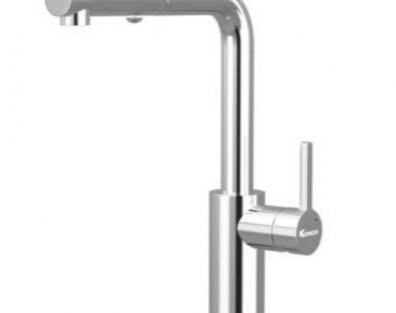 Vòi rửa bát dây rút Konox Vira Chrome