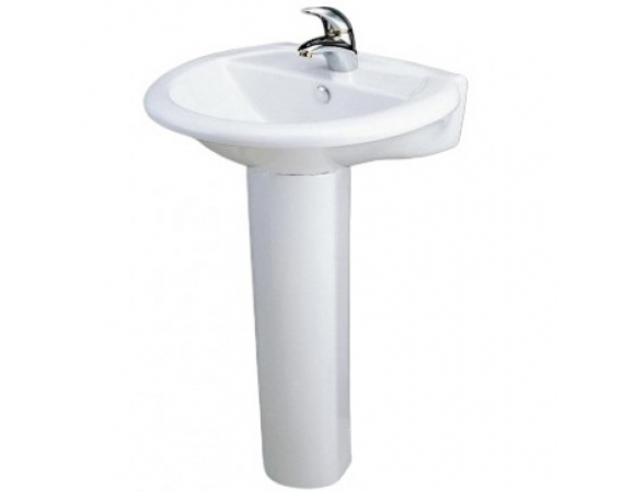 Chậu Rửa Lavabo Caesar Chân Đứng L2360/P2437