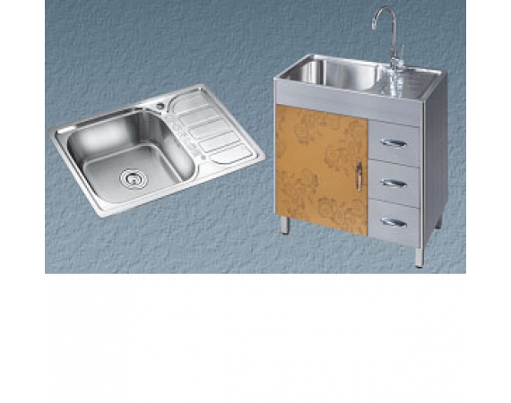 Chậu rửa bát kèm tủ Gorlde T-927 (90x50x85)