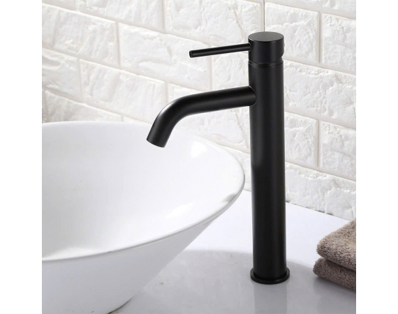Vòi chậu lavabo nóng lạnh màu đen HD8964B