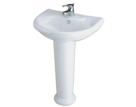 Chậu Rửa Lavabo Caesar Chân Dài L2230/P2432