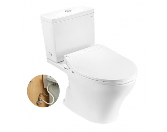 Bồn cầu kèm nắp rửa lạnh TOTO CS326DE6#XW