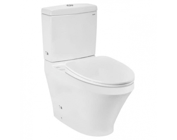 Bàn cầu hai khối,nắp đóng êm thoát ngang TOTO CS945PDT10