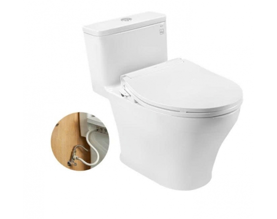 Bồn cầu kèm nắp rửa lạnh TOTO MS857DE6#XW