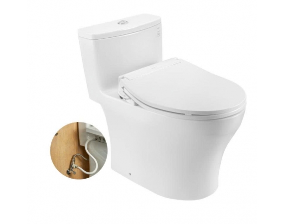 Bồn cầu kèm nắp rửa lạnh TOTO MS885DE6#XW