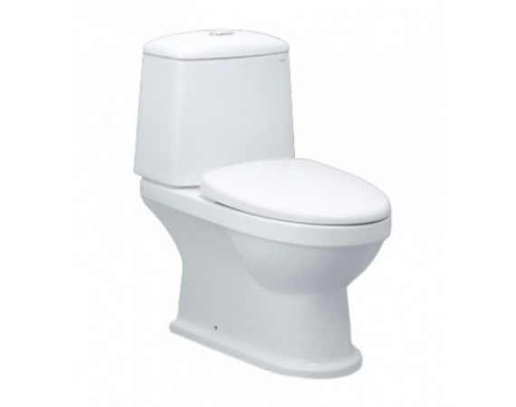 Bàn Cầu CAESAR CD1530 Thùng T1130 Nắp Êm