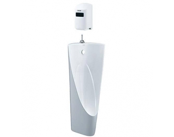 Bệ Tiểu Nam Treo Tường kèm van xả cảm ứng Caesar U0235 + A657 (van pin)