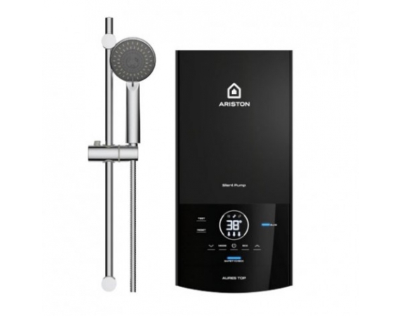 Bình nóng lạnh trực tiếp Ariston Aures TOP 4.5P (Có bơm)