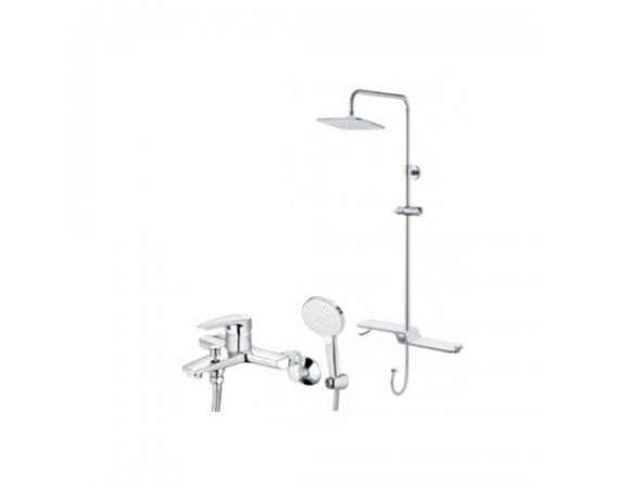 Bộ sen cây tắm đứng nóng lạnh CaesarBS127 + S393C