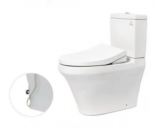 Bồn cầu 1 khối kèm nắp rửa cơ TOTO CS948DE4