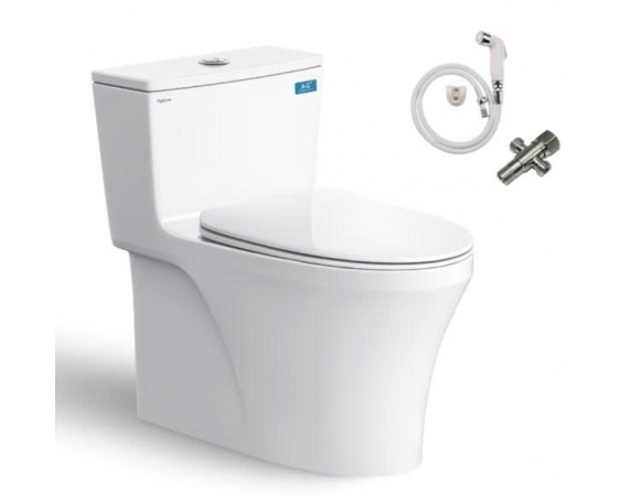 Bồn cầu 1 khối Viglacera HL2 nắp êm