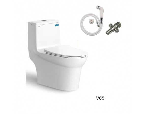 Bồn Cầu 1 khối Viglacera V65