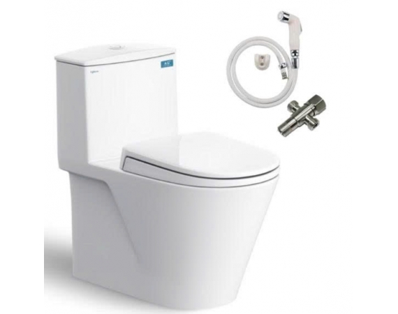 Bồn cầu 1 khối Viglacera V817 nắp êm