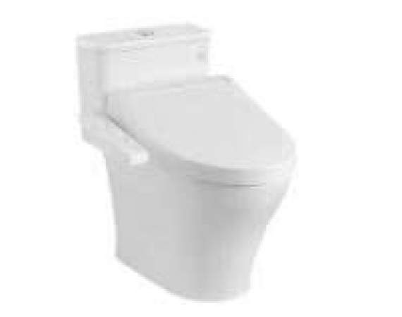 Bàn cầu một khối kèm nắp rửa điện tử WASHLET TOTO MS857DW18