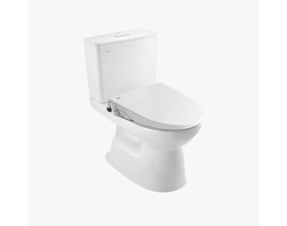 Bàn cầu 2 khối kết hợp nắp rửa lạnh INAX C-514VAN+CW-S15VN