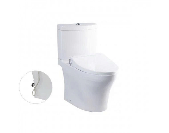 Bàn cầu hai khối kèm nắp rửa ECOWASHER TCW07S CS769DRE2