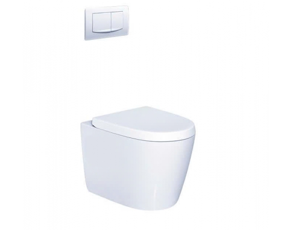 Bồn cầu treo tường Caesar CPT1505 gồm két nước âm tường