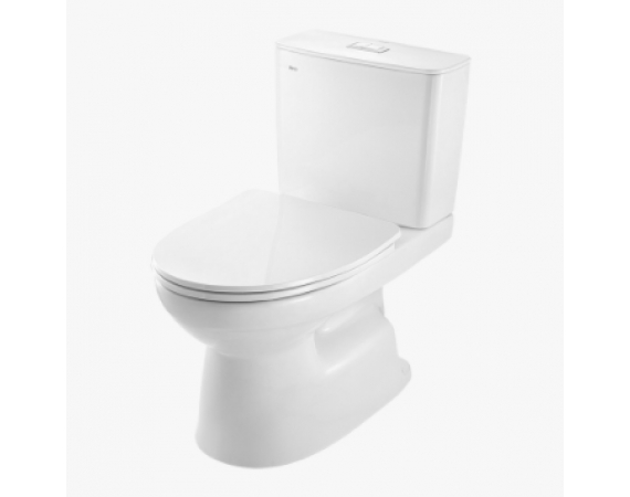 Bàn cầu 2 khối men kháng khuẩn Aqua CeramicINAX AC-514VAN