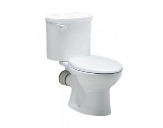 Bàn Cầu Caesar CPT1332 Thùng T1116 Thoát Ngang Xả Gạt