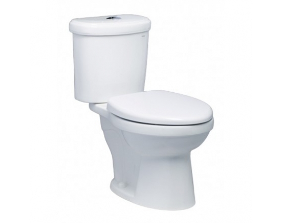 Bồn Cầu CAESAR CD1338 Thùng T1238 2 Nhấn Nắp Thường