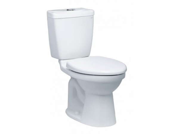 Bàn Cầu CAESAR CTS1325 Thùng T1125 1 Nhấn Nắp Êm