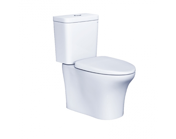 Bàn Cầu Hai Khối Caesar CD1341 nắp êm