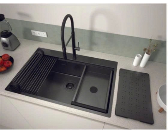 Chậu bếp Inox Hafele WS R10 HS25-SSN1S-7650 TITAN