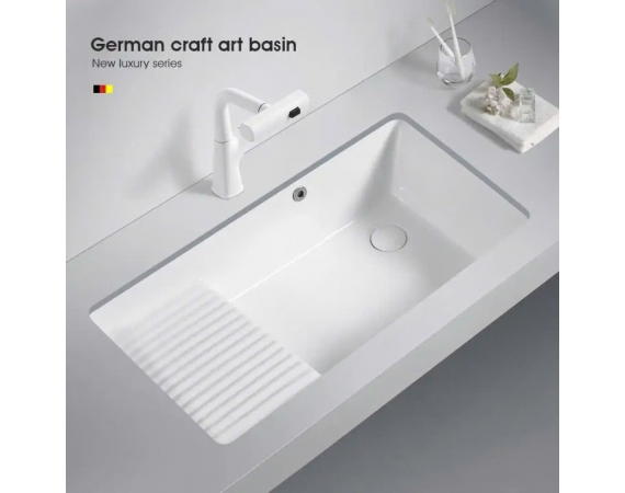 Chậu giặt quần áo âm bàn đá CG750