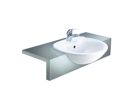 Chậu rửa mặt bán âm bàn COTTO C0240