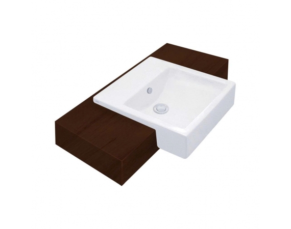 Chậu rửa mặt bán âm bàn COTTO C02717