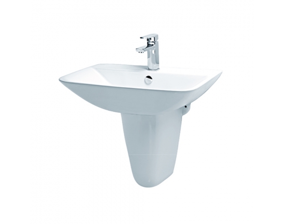 Chậu lavabo treo tường CAESAR L2355 + P2443