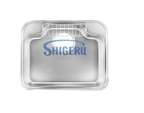 Chậu rửa chén 1 hố nhỏ Nhật Bản Shigeru IK-K FS (L654×W530xH189)