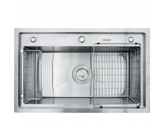 Chậu rửa bát 1 hố Inox SUS304 Classic DS8050 