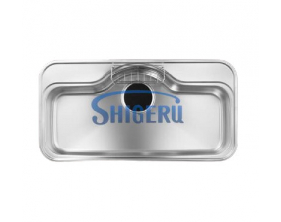 Chậu rửa chén 1 hố Nhật Bản Shigeru FCJ – K FS( L1008×W520xH207)