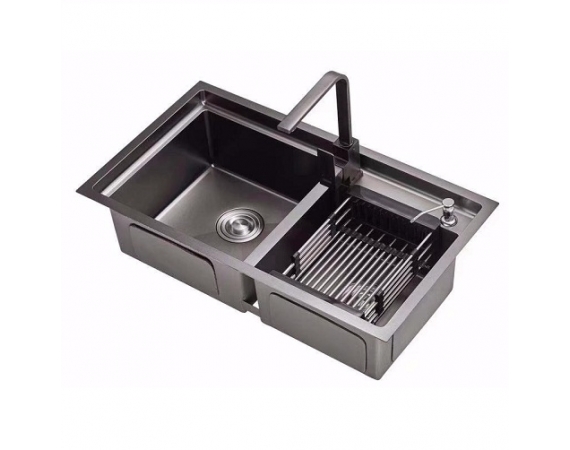 Chậu rửa bát kháng khuẩn nano Foxis FX-8045ND (80x45)