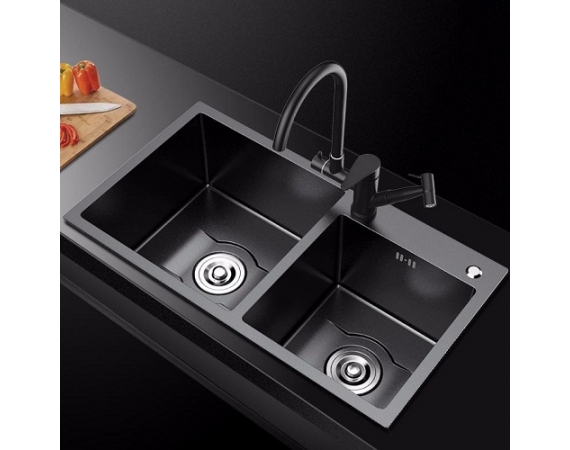Chậu rửa bát kháng khuẩn nano Foxis FX-8045ND-New