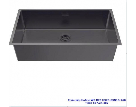 CHẬU RỬA BÁT HAFELE R25 HS25-SSN1S-760 TITAN 567.24.482