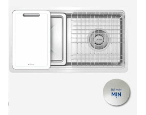 Chậu rửa bát 1 hố Konox 780SM - bề mặt mịn