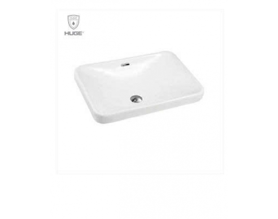 Chậu rửa lavabo bán âm bàn Huge H-LB1605