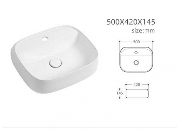 Chậu rửa lavabo đặt bàn Huge H-LK2500