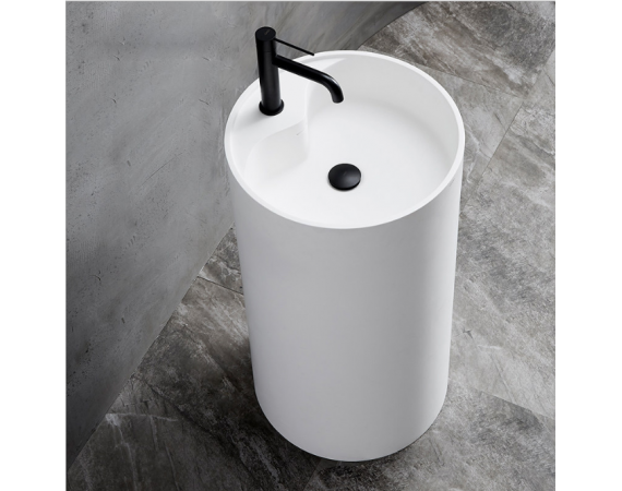 Chậu rửa lavabo nghệ thuật đá nhân tạo HD4545W
