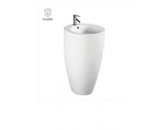 Chậu rửa lavabo nghệ thuật chân đứng Huge H-LS001