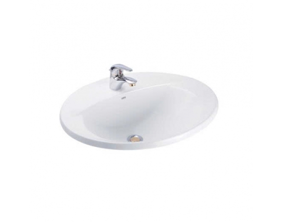 Chậu rửa mặt bán âm bàn COTTO C02607