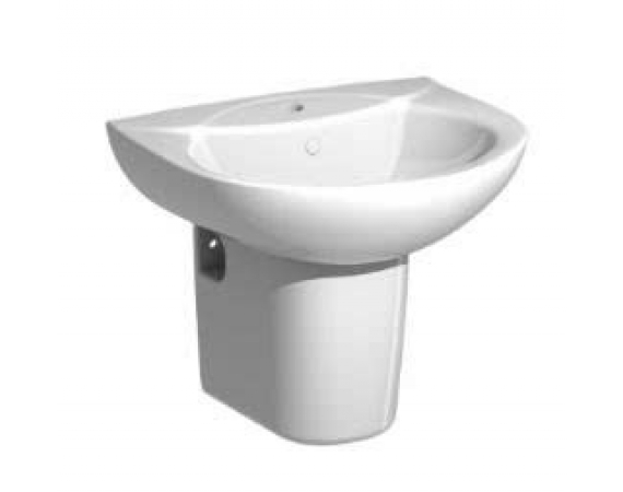 Chậu rửa mặt lavabo treo tường chân lửng JOMOO P12748-1/11P-1