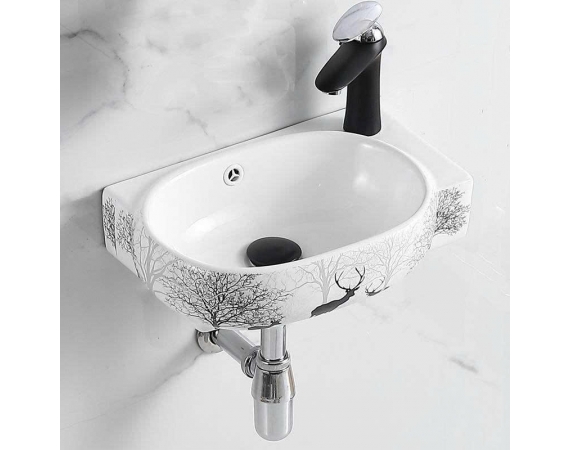 Chậu treo tường hình con huơu MIH1