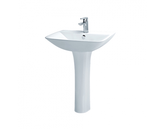 Chậu lavabo treo tường CAESAR L2355 + P2445