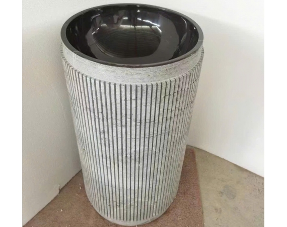 Chậu rửa lavabo nghệ thuật đá tự nhiên HDT4081