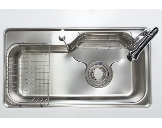 Chậu rửa bát Hàn Quốc 1 hố LIZENS LS-940 (94x52x21cm)